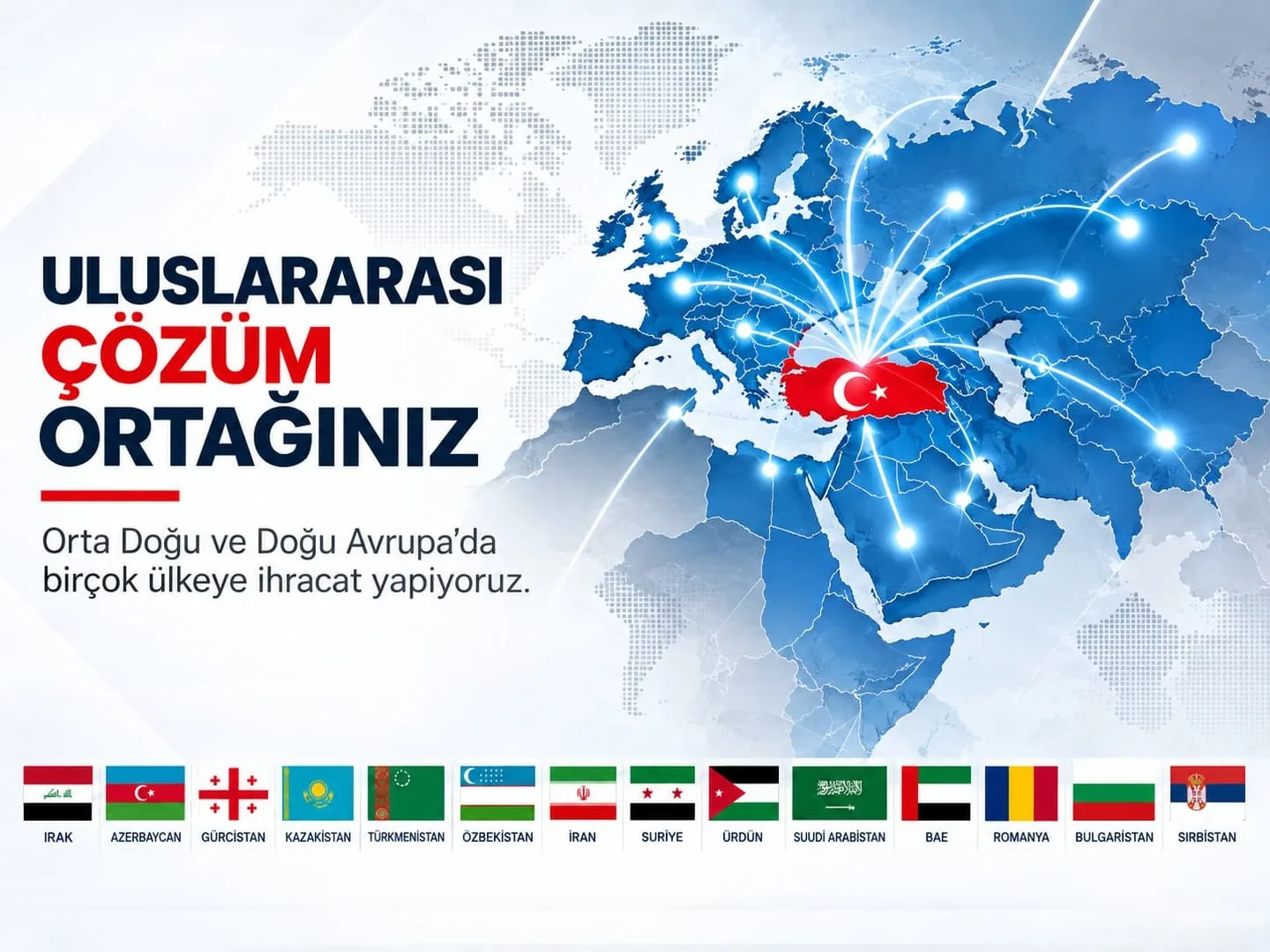 Yiğit Kantar uluslararası çözüm ortağınız ihracat haritası